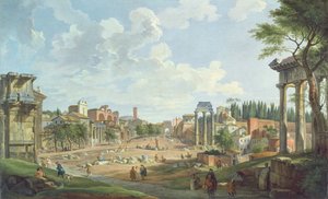 Udsigt over Forum Romanum, 1747